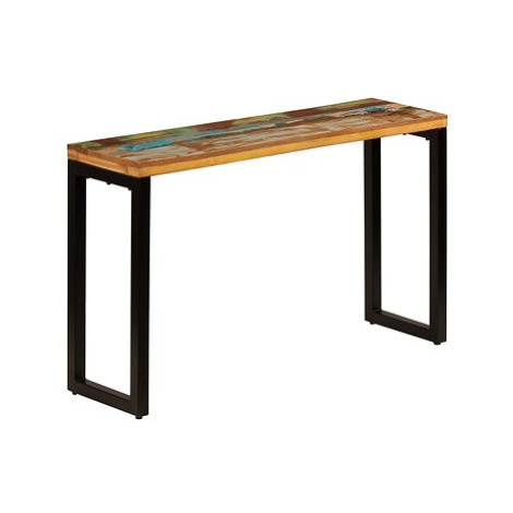 Konzolový stolek 120x35x76 cm masivní recyklované dřevo a ocel SHUMEE