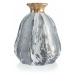 DekorStyle Váza Liam Marbling 21 cm šedá