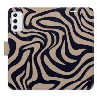 iSaprio Flip pouzdro Zebra Black 02 pro Samsung Galaxy M52 5G