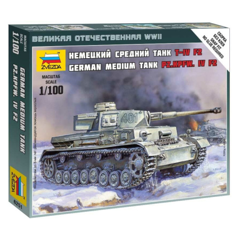 Wargames (WWII) tank 6251 - Panzer IV Ausf.H (1: 100) Zvezda