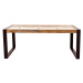 indickynabytek.cz - Konferenční stolek Retro 110x45x60 z recyklovaného mangového dřeva