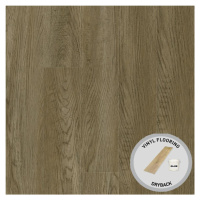 Lepené vinylové podlahy Dub Modern Brown 2mm/0,4mm DryBack