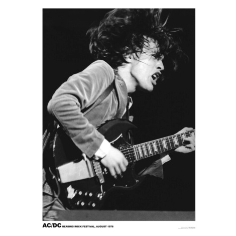 Plakát, Obraz - Angus Young - Reading Rock Festival, 59.4x84.1 cm