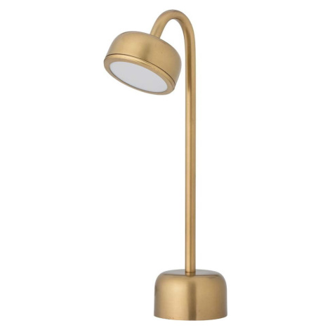LED stmívatelná stolní lampa ve zlaté barvě s kovovým stínidlem (výška 35,5 cm) Niko – Bloomingv Bloomingville