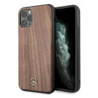 Kryt Mercedes iPhone 11 Pro Max hard case brown Wood Line Walnut MEHCN65VWOLB