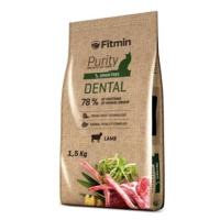 Fitmin Purity Cat Dental s čerstvým jehněčím pro zdravé zuby a dásně 1,5 kg