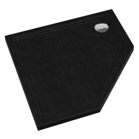 Vanička pětiúhelníkový Caspar New Black Stone 90x90x5 - 3.2398/C/St SCHED-POL