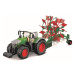 Bburago Farm 10cm Traktor Fendt 1050 Vario with Whirl Rake