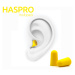 Haspro Multi10 Špunty do uší, žluté 20 ks