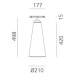 Artemide Look at Me Cone Track 21 1454010A