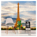 Sablio Tapeta Eiffel Tower 3 - 208x125 cm