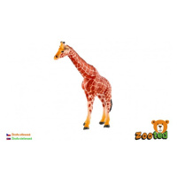 ZOOted Žirafa síťovaná zooted plast 17cm v sáčku