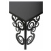 DekorStyle Květinový stojan VIGNE 80 cm černý