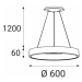 LED2 BELLA 60 P-Z, B 50W 2CCT 3000K/4000K - ON/OFF - nestmívatelné 3270453