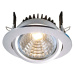 Light Impressions Kapego COB Downlight výklopný 12W 4000K kartáč.hliník 350mA - LIGHT IMPRESSION