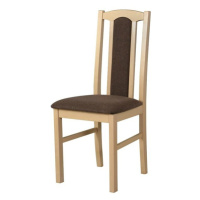 Jídelní židle BOLS 7 dub sonoma/hnědá