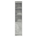 vidaXL Highboard Concrete Grey 37,5x35x180 cm Dřevěná konstrukce