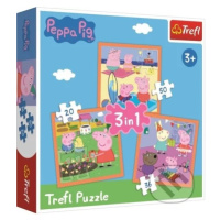 Prasátko Peppa - Úžasné nápady 3v1 - puzzle z kategorie Maxi dílky