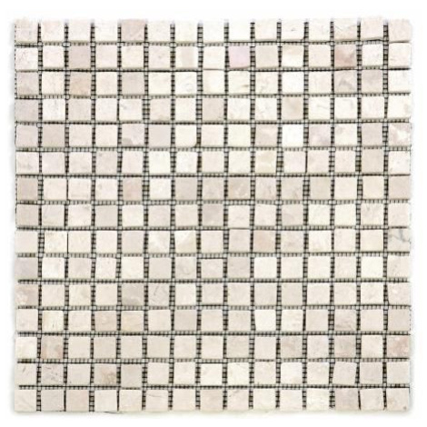 Divero Garth 91 Mramorová mozaika krémová 30 x 30 cm 1 m²