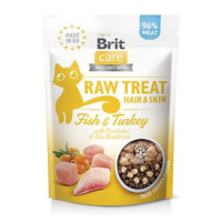 Brit Raw Treat Cat Hair&skin, Fish&turkey 40g