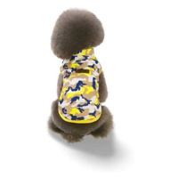 Surtep Kabát pro psa žlutý maskáč XL