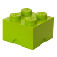 LEGO® úložný box 4 - světle zelená 250 x 250 x 180 mm