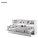 Dig-net nábytek Sklápěcí postel Lenart BED CONCEPT BC-06p | bílý lesk 90 x 200 cm