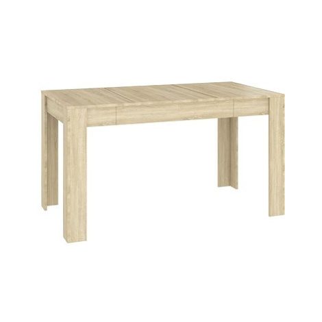 Shumee Jídelní stůl dub sonoma 140 × 74,5 × 76 cm dřevotříska