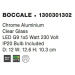 NOVA LUCE nástěnné svítidlo BOCCALE chromovaný hliník čiré sklo G9 1x5W IP20 vč. žárovky 1300301