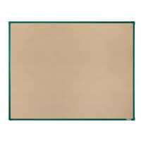 BoardOK Tabule s textilním povrchem 150 × 120 cm, zelený rám