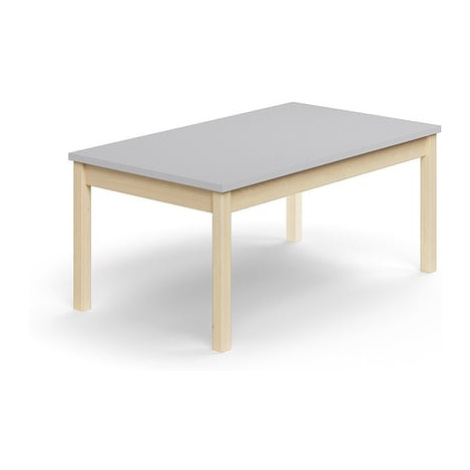 Stůl DECIBEL, 1200x700x530 mm, akustická HPL deska, bříza/šedá