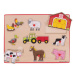 Bigjigs Toys Vkládací puzzle Farmářský statek