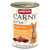 Animonda Carny Kitten 12 x 400 g - Hovězí a drůbeží