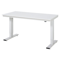 RAU Psací stůl s elektrickým přestavováním výšky, melaminová deska, nosnost 300 kg, š x h 1500 x