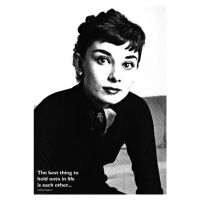 Plakát, Obraz - Audrey Hepburn - Quote, 59.4 × 84.1 cm