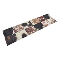 SHUMEE Kuchyňský koberec, omyvatelný, 45 × 150 cm, samet, zvířecí kůže