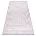 Dywany Łuszczów Kusový koberec Sion Sisal Labirinth 22376 pink/ecru – na ven i na doma - 160x220