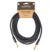 Cascha Professional Line Guitar Cable, Straight, Black, 6 m