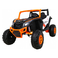 HračkyZaDobréKačky Elektrická čtyřkolka Buggy UTV-MX oranžovo-bílá