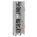 vidaXL Skříň highboard betonově šedá 34,5x34x180 cm kompozitní dřevo