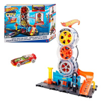 Hot wheels city superpneu obchod, mattel hdp02