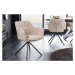 LuxD Designová otočná židle Rahiq šampaňská