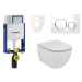 Cenově zvýhodněný závěsný WC set Geberit k zazdění + WC Ideal Standard Tesi 110.302.00.5NE4