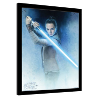 Obraz na zeď - Star Wars: Poslední z Jediů - Rey Lightsaber Guard, 34.3 × 44.5 cm