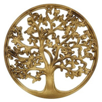 Prodex Strom v kruhu dřevěný hnědý 30 cm