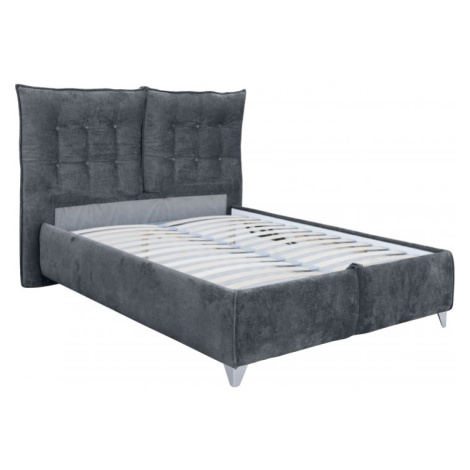 Čalouněná postel ASTERIX - šedá 180 × 200 cm MATIS