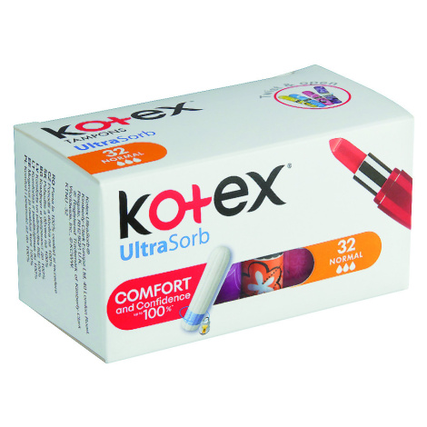 KOTEX Tampony Ultra Sorb Normal 32 kusů