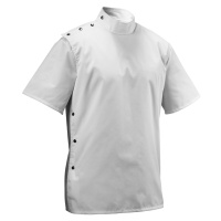 Barber Jacket - ​bílá tradiční košile pro holiče z odolného materiálu 5382 - XL - 60 cm x 80 cm
