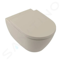 VILLEROY & BOCH Subway 2.0 Závěsné WC, DirectFlush, CeramicPlus, Almond 5614R0AM