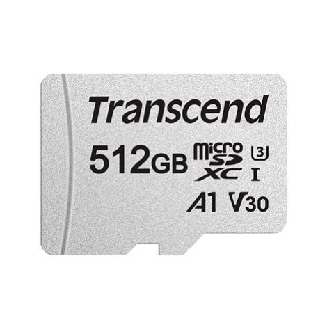 Transcend microSDXC 512GB SDC300S + SD adaptér